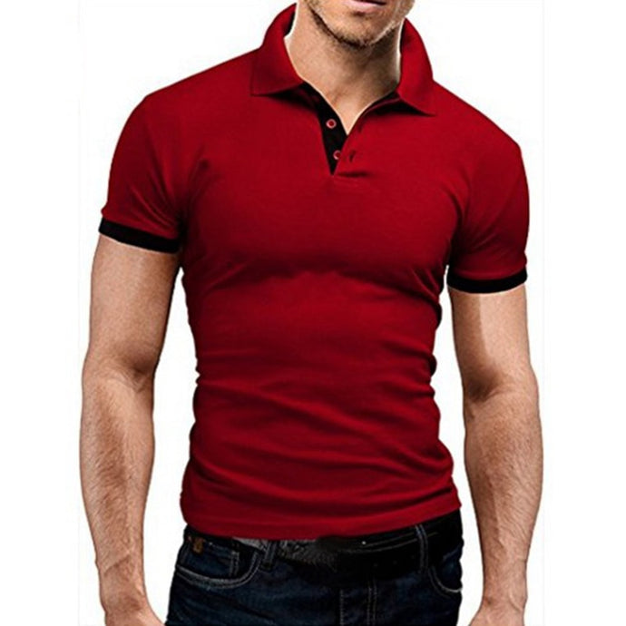 Oeak Mens  Shirt 2019 New Summer Short Sleeve Turn-over Collar Slim Tops Casual Breathable Solid Color Business Shirt