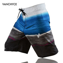 Load image into Gallery viewer, VANCHYCE Summer Shorts Men Board Shorts Brand Swimwear Men Beach Shorts Men Bermuda Short Quick Dry Silver Mens Boardshorts