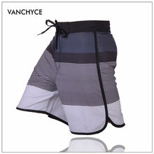 Load image into Gallery viewer, VANCHYCE Summer Shorts Men Board Shorts Brand Swimwear Men Beach Shorts Men Bermuda Short Quick Dry Silver Mens Boardshorts