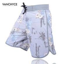 Load image into Gallery viewer, VANCHYCE Summer Shorts Men Board Shorts Brand Swimwear Men Beach Shorts Men Bermuda Short Quick Dry Silver Mens Boardshorts