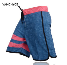 Load image into Gallery viewer, VANCHYCE Summer Shorts Men Board Shorts Brand Swimwear Men Beach Shorts Men Bermuda Short Quick Dry Silver Mens Boardshorts