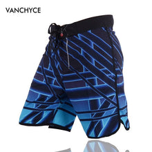 Load image into Gallery viewer, VANCHYCE Summer Shorts Men Board Shorts Brand Swimwear Men Beach Shorts Men Bermuda Short Quick Dry Silver Mens Boardshorts