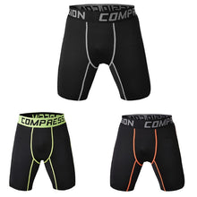 Load image into Gallery viewer, Men&#39;s Sports Gym beach Compression Wear Under Base Layer Shorts Pants AthleticTights plus size
