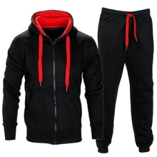 Load image into Gallery viewer, Adisputent Tracksuit Men 2019 Autumn Sportwear Fashion Mens Hip Hop Set 2PC Zipper Hooded Sweatshirt Jacket+Pant  Suit