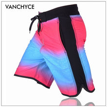 Load image into Gallery viewer, VANCHYCE Summer Shorts Men Board Shorts Brand Swimwear Men Beach Shorts Men Bermuda Short Quick Dry Silver Mens Boardshorts