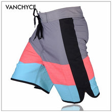 Load image into Gallery viewer, VANCHYCE Summer Shorts Men Board Shorts Brand Swimwear Men Beach Shorts Men Bermuda Short Quick Dry Silver Mens Boardshorts
