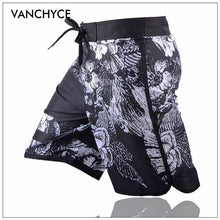 Load image into Gallery viewer, VANCHYCE Summer Shorts Men Board Shorts Brand Swimwear Men Beach Shorts Men Bermuda Short Quick Dry Silver Mens Boardshorts